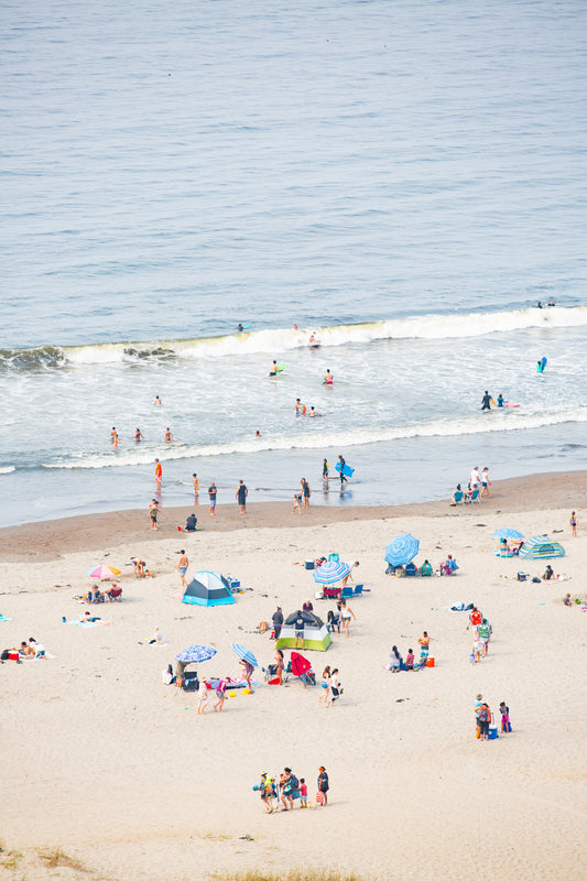 Classic Beach Day (Framed Print at Wellness Collective)